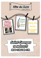 affiche fête du livre 2025