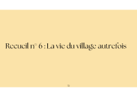Recueil n° 6 La vie du village autrefois…-1_compressed